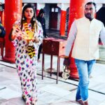 Akanksha Dubey Instagram - जय हो मार्कंडेय महादेव जी अपना आशीर्वाद सदैव हम पर बनाए रखे🙏☺️☺️☺️ हर हर महादेव🙏🙏🥰🥰☺️☺️ #akanshadubey @munnaguru7