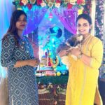 Akanksha Dubey Instagram - Ganpati Bapaa Morya 🙏❤️☺️ . . . . . . . . . . #akanshadubey #ganpatidecoration #ganpatibappamorya #ganeshchaturthi #loveislove #life #blessed #happiness Mumbai -city of Dreams