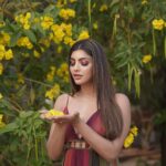 Akanksha Puri Instagram - Creating my own sunshine 🌞 . . #beingme #akankshapuri #❤️ pic credit @iam_rajinamdar outfit @nirmikabykhushboo Styled by @fashket_by_vrinda Make up @shahmak Diu, India