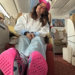 Akshara Singh Instagram - Dubai to Mumbai ✨🤗 . . . . . #aksharasingh #happy #flyhigh #love #travel