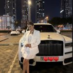 Akshara Singh Instagram - Bright lights & Dubai skies ✨🌙 💡 . . . . . #aksharasingh #instagood #lfl #mood