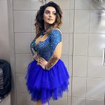 Akshara Singh Instagram - Add a little confetti to everyday 🫶🏻✨ . . . . . 💄 @ps_makeover29 💆‍♀️ @sankpalsavita 👗 @zaifashion #lastnight #wonderful #time #aksharasingh #bngroup #delhi