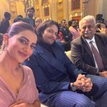 Akshara Singh Instagram - #lastnight 🫶🏻🧿 UPAA award 🥇 night with the amazing people 📸 #aksharasingh