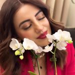 Akshara Singh Instagram - Caption dena pls ♥️🥰✨🌹 . . . . #aksharasingh #lfl #rose #red