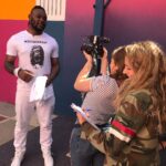 Alain-Gloirdy Bakwa Malary Instagram - Fin d’une journée de tournage intense avec une surprise à venir courant mai, merci à ma team de choc 💪🏾 C’est bon déjà ! Restez connectés ! #playground #pigalle #duperré #paris #tournage #reportage #cestbondeja #teammakao #bigandtall #makao #makaoss11 #plussize #plussizefashion #bigmen #nikepigalle #basketball Pigalle Basketball