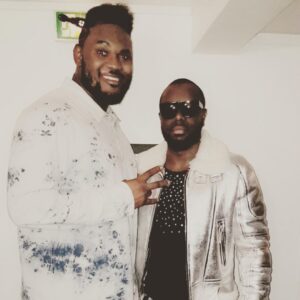 Alain-Gloirdy Bakwa Malary Instagram - Waiiii c’est bon déjà... avec @maitregims au concert caritatif Gal’Afrika 💪🏾😎 #makaoss11 #galafrika #maitregims #drancy #concert #ss11 #makao