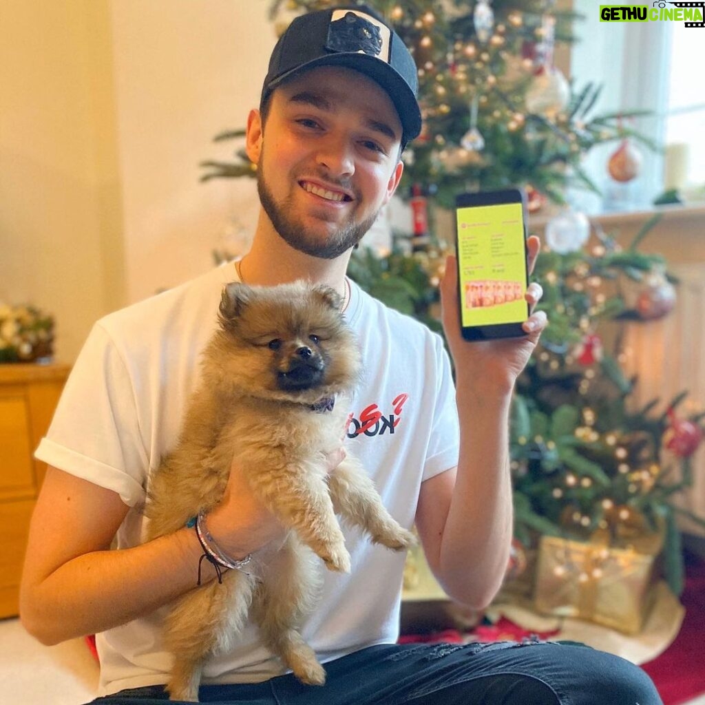 Alastair Aiken Instagram - AD @Spotifyuk 2019 wrapped cards are here! 😄🐶Who out of all of you listened to the most music?! 🎧 If you are new to Spotify Premium don’t forget to take advantage of Spotify’s current offer where you get 3 Months of Premium for free!! Trial terms apply #SpotifyWrapped #SpotifyPremium