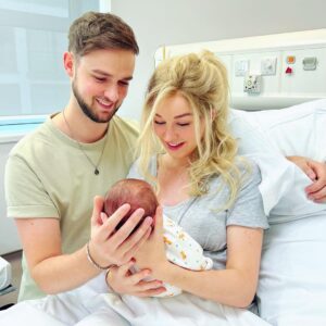 Alastair Aiken Instagram - ✨🍼👶🏻 Welcome to the world Theodore Tadhg Callery-Aiken 👶🏻🍼✨ Our newest family member arrived unexpectedly early at 17:58 October 13th via emergency c-section, weighing 7lbs 5oz! 🥰 Baby Theo is doing really well and already so very loved ❤️ (Tadhg is pronounced like tiger but without the ‘R’ 🐯)