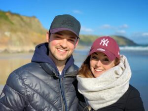 Alastair Aiken Instagram - Weekend beach get-away! 👫💙