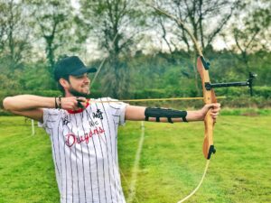 Alastair Aiken Instagram - 200m bow shot...? 🏹🏆 Nah it was more like 20m... 😂