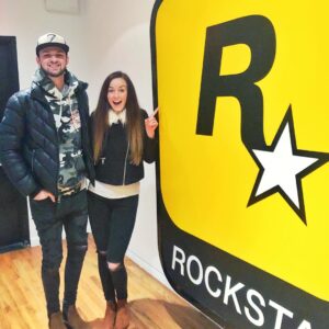 Alastair Aiken Instagram - Thanks Rockstar for letting us check out your offices whilst we were in NYC! 😎🙌🏻