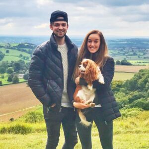 Alastair Aiken Instagram - To be honest, Valentines Day’s just a great excuse to post a picture with Clare! 👫 Love you! 😍

I never thought I’d be lucky enough to meet someone as special as her, I can’t spend enough time with her and we hate being apart. That’s why we always stay inside and make YouTube videos all day! 😂💙