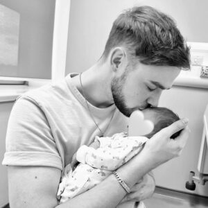 Alastair Aiken Instagram - ✨🍼👶🏻 Welcome to the world Theodore Tadhg Callery-Aiken 👶🏻🍼✨ Our newest family member arrived unexpectedly early at 17:58 October 13th via emergency c-section, weighing 7lbs 5oz! 🥰 Baby Theo is doing really well and already so very loved ❤️ (Tadhg is pronounced like tiger but without the ‘R’ 🐯)