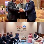 Alberto Fernández Instagram - Concluimos una exitosa jornada del #G20India 🇮🇳 Mantuve encuentros con líderes de diferentes naciones para profundizar los lazos de la Argentina con un mundo que debe ser más justo, pacífico y fraterno, en el que se fortalezca el desarrollo de las economías emergentes para que el azar del nacimiento no sea una marca de la inequidad. India, Nueva Delhi