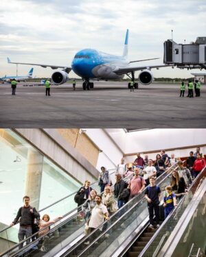 Alberto Fernández Instagram - Hace minutos aterrizó el vuelo de @aerolineas_argentinas proveniente de Roma con 247 argentinas y argentinos.

El operativo #RegresoSeguro, a cargo de @fuerzasarmadasarok en coordinación con @cancilleriaarg y @mindefarg, permitió, hasta ahora, repatriar de Israel a 1023 connacionales y evacuar a 146.

Estando al lado de las familias de las víctimas y haciendo todos nuestros esfuerzos para colaborar a poner fin a tanto dolor, ratificamos, nuevamente, la condena al accionar terrorista de Hamás y reiteramos la exigencia de inmediata liberación de los rehenes argentinos.