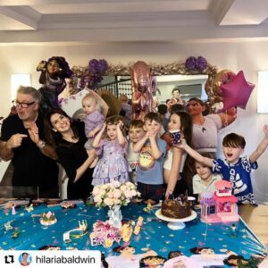 Alec Baldwin Instagram - from @hilariabaldwin 
Happy 3rd birthday to our Marilu 🩷. You are our light and love. At 3, you change your dresses so many times a day and fully take on whatever character you are playing…we have to even address you as whatever princess you are wearing and will straight up ignore us until we get it right 😂. 💯 tiny little actress…you have always been a mini version of your daddy 🤣. I love that you will go from princesses to playing ball and being all scrappy with your big brothers. What a force you are! You make life better every day and we feel so blessed that you came into our life 🤍🤍