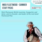 Alec Baldwin Instagram - Our Here’s the Thing Summer Staff Picks series continues, featuring our favorite episodes from the archives. This week, we revisit the episode picked by Frank Imperiale, my interview with @mickfleetwoodofficial, drummer and founding member of Fleetwood Mac, one of the most successful rock bands of all time. We discuss how his dyslexia led him to drumming, how supportive parents encouraged his talent and his move to London as a teenager, how his friendship with the band’s founder, guitarist Peter Green, evolved to a life-long friendship, and how Fleetwood Mac balanced the weight of their interpersonal dynamics and the band’s wild, over-the-top success.  Mick, a resident of Hawaii, is on our minds right now Listen to the full episode now at the link in my bio.