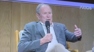 Alec Baldwin Instagram - This is the second in a series of brief clips of former presidents commenting on the realities of the Middle East.
One might assume that US Presidents can speak more candidly once the burdens of directing foreign policy are behind them.
This is George W Bush speaking in October of 2023.