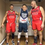 Aleksandr Tarasov Instagram - T-killah 2023 год - Баскетболист!!✊🏼🏀 Ворвались в Медийную Баскетбольную лигу с двух ног!! Все нас считали аутсайдерами, потому что у нас была всего неделя на подготовку команды, но по итогу двух туров - мы на 3 месте из 12 команд!✊🏼 Так держать @rodina_media !! А еще у меня самые лютые подкрадули!!👟