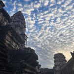 Alessandra Ambrosio Instagram - Sunrise at the majestic Angkor Wat ✨📿🩶 Angkor Wat Temple