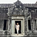 Alessandra Ambrosio Instagram - Sunrise at the majestic Angkor Wat ✨📿🩶 Angkor Wat Temple