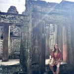 Alessandra Ambrosio Instagram - Exploring the magnificent Bayon Temple! Bayon Temple, Angkor Thom, Cambodia