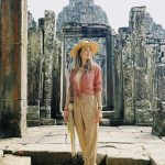 Alessandra Ambrosio Instagram - Exploring the magnificent Bayon Temple! Bayon Temple, Angkor Thom, Cambodia