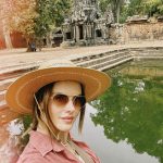 Alessandra Ambrosio Instagram - Exploring the magnificent Bayon Temple! Bayon Temple, Angkor Thom, Cambodia