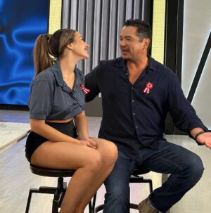 Alessandra Fuller Instagram - Llegó papá 😍❤️ Cómo quisiera que te quedaras para siempre @georgefulleroficial 🥹❤️ Gracias @elgrancheffamosos.tv por regalarme la experiencia más bonita de todas 🥹🥹🥹🥹❤️❤️❤️❤️❤️❤️❤️❤️