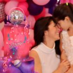Alessandra Rosaldo Instagram - ¡Feliz Cumpleaños Aitana! Hoy celebramos, bendecimos y agradecemos tu vida deseando que siempre esté iluminada y llena de bendiciones. Te amamos con toda el alma y con toda la fuerza de nuestros corazones ♥️♥️♥️ ¡Felices 9 años princesita hermosa! 🎉🎉🎉🎁🎁🎁🎈🎈🎈🌟🌟🌟💥💥💥🌈🌈🌈✨✨✨ Happy Birthday to the most amazing, joyful, adventurous, kind, fun, noble and beautiful girl in the world! You are the joy of my life and the most beautiful dream come true✨ I am in constant awe of your spirit, intelligence and strength. I am so proud of you and so deeply grateful and honored to be your mom. I love you beyond words. Happy Birthday Aitana! I♥️U Gracias @projects_by_claudia por ayudarnos a organizar la fiesta perfecta de baile y karaoke para Aitana 🪩🎤💃🏻🎶 Los Angeles, California