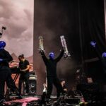 Alessia Cara Instagram - @lifeisbeautiful thank you for having us back!! and thank you @bluemangroup for coming out to hang / being wonderfully creepy💙