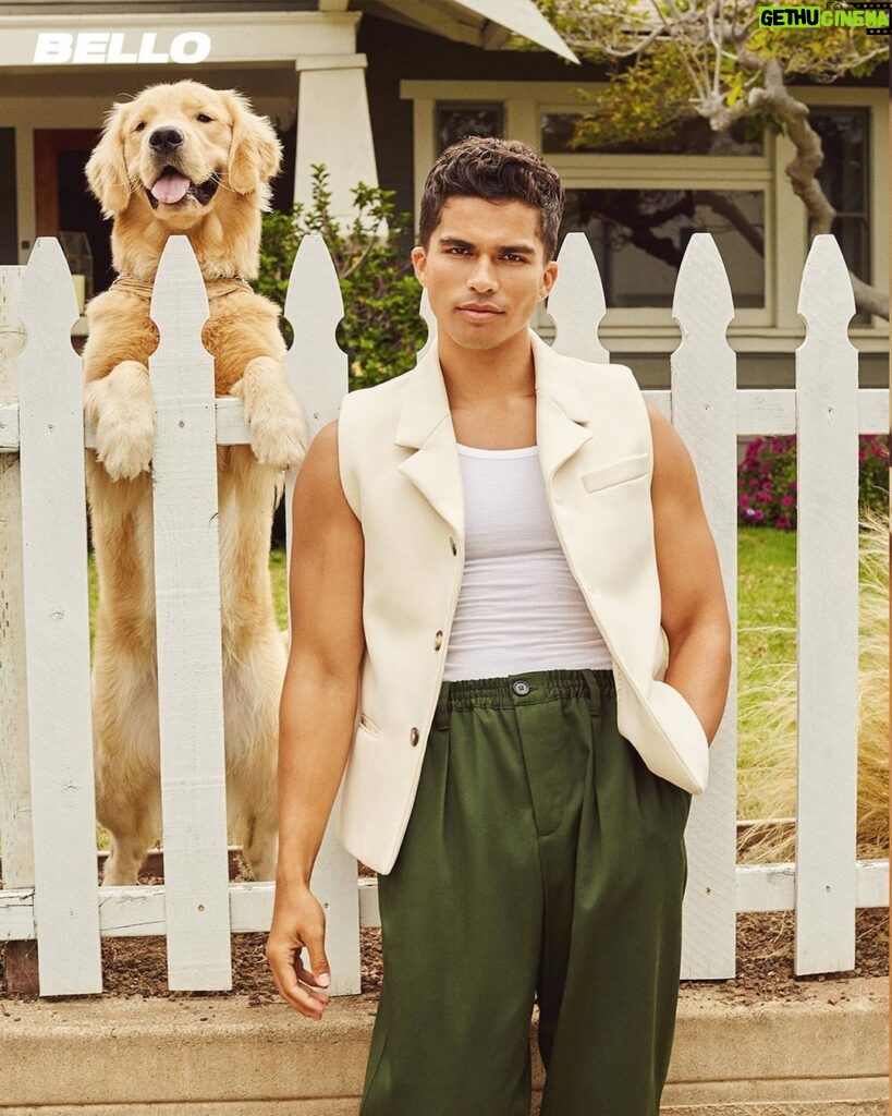 Alex Aiono Instagram - woof🐶 cover and convo with @bellomag out now❤️