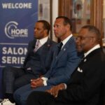Alex Rodriguez Instagram - Honored to be on the campus of Clark Atlanta University to support @operationhopehq and their focus on financial literacy.  It was a special night in a place so rich with art, history, culture and people. Founded in 1865, CAU is the first HBCU in the South. I think change starts with conversation. A special thanks to President French and @johnhopebryant for bringing me into this room of changemakers. I left feeling inspired and resolved to help bring awareness and shape the next generation of leaders.