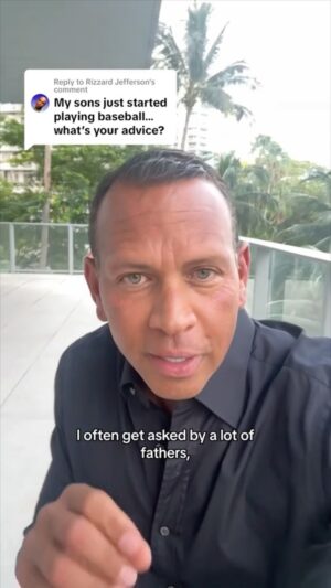 Alex Rodriguez Instagram - Just my 2 cents… #baseballparents