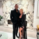 Alex Rodriguez Instagram - Timberwolves games and Oscars events in LA this week with @jac_lynfit Los Angeles, California