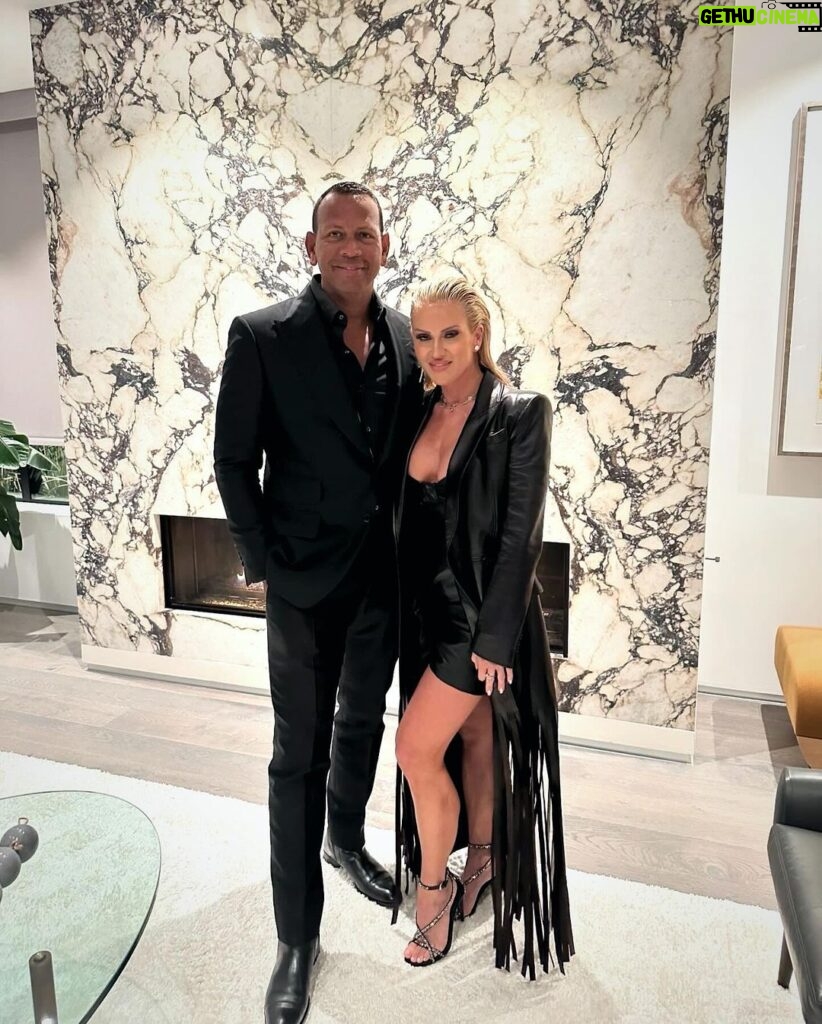 Alex Rodriguez Instagram - Timberwolves games and Oscars events in LA this week with @jac_lynfit Los Angeles, California