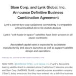 Alex Rodriguez Instagram - I’m thrilled to share exciting news from #slamcorp. Today we announced we signed our business combination agreement with #Lynk, bringing us closer to becoming a combined company with the capacity to end the era of the disconnected through innovative, patented and proven technology. New York, New York