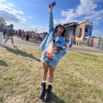 Alex Scott Instagram - My festival season has well and truly begun… @mightyhoopla what a day 🖤 Mighty Hoopla