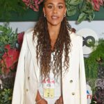 Alex Scott Instagram - Serving up some braids at Wimbledon 🎾 : : Thanks for having me @britishgq & @evianwater always a privilege to be invited and be in such great company
