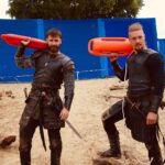 Alexander Dreymon Instagram – Beaches have never been safer thanks to Uhtred Hasselhoff and Finan Anderson