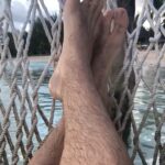 Alexander Dreymon Instagram - The fauna in Mauritius can be extremely perilous for people with hairy legs. #sharkattack #hobbitfeet