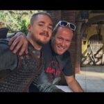 Alexander Dreymon Instagram - No it’s not Uhtred and James Bond (nor Hannibal Lecter), but our blindingly handsome and averagely talented Cinematographer @chasbain. Chas acts out every scene for me before we start rolling so I know what to do. Thank you Chas.