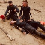 Alexander Dreymon Instagram – Beaches have never been safer thanks to Uhtred Hasselhoff and Finan Anderson