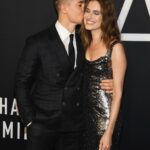 Alexander Dreymon Instagram - Premiere of M3GAN with a screaming, laughing, cheering crowd. It’s the ultimate fun scarefest. I’m so proud of my gorgeous fiancée @aw Congratulations to everyone who worked so hard on what will likely be a new cult hit. Thank you @warrenalfiebaker for the @giorgioarmani suit. Love working with you. Photography @gettyentertainment