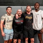 Alexander Volkanovski Instagram - Great catching up with the lads before #UFC287 fight week.