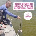Alexandre Rossi Instagram - Faz 4 meses que a minha querida Estopinha (@estopinharossi) nos deixou, e todos os dias eu sinto saudade dela e das bagunças, de ficar grudadinho nela, de levar ela pra passear, das viagens juntos, e de levar ela pro trabalho comigo. E como havia prometido pra mim mesmo que iria homenageá-la espalhando suas cinzas em locais que ela foi muito feliz, chegou a vez de ir pra chácara da família, onde ela se divertiu muito e tenho muitas memórias dela. E claro que ela deu um jeito de estar presente, como da última vez que joguei parte das cinzas dela! Parece que fez os outros aprontarem, só pra que eu sentisse que ela estava ali. E, claro, foi aquela mistura de alegria e tristeza que só o luto proporciona. Obrigado, Estopinha, por todos os momentos que compartilhamos. O papis te ama e sempre vai te amar. Descanse em paz!