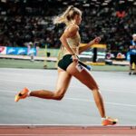 Alica Schmidt Instagram - Thank you Budapest ✨ These world championships were so magical and I enjoyed every minute in this stadium! ❤️ I always dreamed about competing at the highest level and the last days I realised that I‘m right were I want to be ✨ My season is not over yet I have two more races coming up this week 🔥 let‘s chase some more goals 📸 @stefan.mayer.foto #budapest #worldchampionships #trackandfield Budapest, Hungary