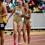 Alica Schmidt Instagram - We made it to a world championship final 🔥😍 catch us tonight at 21.49 🤞🏼❤️ #trackandfield 📸 @stefan.mayer.foto Budapest, Hungary