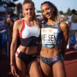 Alica Schmidt Instagram - Season opener ✔️☺️ So happy to race again with this cutie 🫶🏼✨ congrats for the win today! Rehlingen-Siersburg