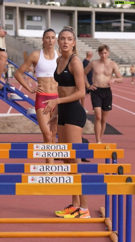 Alica Schmidt Instagram - 😼 #trackandfield #hurdles #sprint